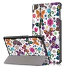 Étui à tablette à trois volets pour tablette pour Samsung Table Galaxy S5E SM-T720 Table SM-T725 - Papillon