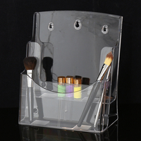 Étui acrylique deux couches étui de maquillage présentoir de vernis à ongles organisateur de stockage cosmétique