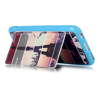 Étui avec support arrière motif tour Eiffel pour iPhone 6 Plus & 6s Plus