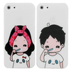 Étui de protection en relief pour les amoureux de la bande dessinée pour iPhone 5