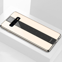 Étui de protection en TPU pour pare-chocs de luxe en verre trempé de Bakeey pour Samsung Galaxy S10