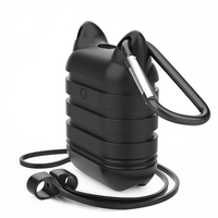 Étui de protection pour écouteurs antichoc en silicone Essager avec lanière et crochet pour Apple AirPods