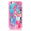 Étui de protection pour support arrière créatif à motif de fleurs pour iPhone 6/6s Plus