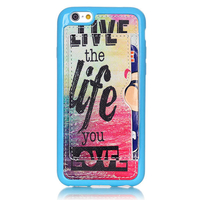 Étui de protection pour support arrière créatif Sun Life pour modèle de mode iPhone 6 6s