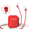 Étui de rangement pour écouteurs bluetooth sans fil en silicone antiretour portable antiretour portable avec corde anti-