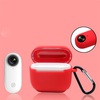 Étui en silicone Bakeey pour boîte de chargement Insta360 Go Étui de protection antichoc avec mousqueton pour boîte de c