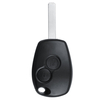 Étui porte-clés à distance 2 boutons + Batterie Remplacer pour Renault Twingo Kangoo Master