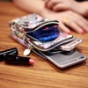 Étui portefeuille multifonctionnel Tanghao à trois couches avec sangle amovible sac de bras de sport pour téléphone de m
