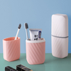 Étui pour brosse à dents de voyage et organisateur de porte-gobelet de lavage pour voyages daffaires portables pour
