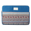 Étui pour tablette avec design de texture pour tablette de 13, 3 pouces - Bleu lac