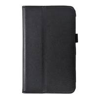Étui pour tablette en cuir PU de 7, 0 pouces pour fonction de support pliant double