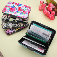 Étui étanche en aluminium pour porte-cartes de crédit pour porte-cartes daffaires en métal