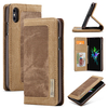 Étui de protection caseme pour iphone XS housse de portefeuille avec support à rabat magnétique et toile