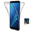 Étui de protection écran tactile complet du corps pour Samsung Galaxy A9 2018/A7 2018/A8 2018/A8 Plus 2018/A6 2018/A6 Pl