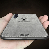 Étui de protection dempreinte digitale en tissu Bakeey pour Samsung Galaxy A50 2019