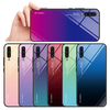 Étui de protection en verre trempé Bakeey Gradient pour Samsung Galaxy A70 2019,  couverture arrière résistante aux rayur