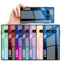 Étui de protection en verre trempé dégradé Bakeey pour Samsung Galaxy S10e S10 S10 Plus S10 5G anti-rayures