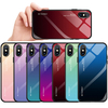 Étui de protection en verre trempé résistant aux égratignures Bakeey Gradient pour iPhone X/XS / XR / XS Max