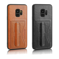 Étui magnétique en cuir PU pour Kickstand Samsung Galaxy S9