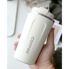 Tumbler isolé tasse de voyage de café de café tasse de thé de café isolé en acier inoxydable avec vis sur le couvercle p