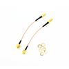 Turbowing 95mm câble dextension dantenne à faible perte RP-SMA femelle à RP-SMA mâle pour connecteur RC FPV