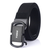 TUSHI 120cm Nylon Ceinture tactique à déclenchement automatique Chasse en plein air Boucle en métal Ceinture
