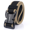 TUSHI 125cm Hommes Mode Nylon Ceintures de taille avec boucle magnétique automatique Déverrouillage rapide Ceinture tact