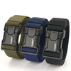 TUSHI 125cm Tactical Nylon Belt Adjustable Quick Release Wear-resistant Lightweight Waist Belt Aluminum Alloy Buckle Can