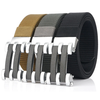 TUSHI 125cm Tactical Nylon Belt Adjustable Wear-resistant Lightweight Waist Belt Buckle Belt Casual Sports Belts for Out