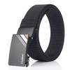 TUSHI 125 cm dépaisseur Nylon ceinture à libération rapide boucle métallique ceinture daffaires tactique