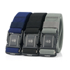 TUSHI 125cmx3.8cm Hommes Ceinture tactique extérieure en alliage de zinc Boucle à dégagement rapide Ceintures décontract