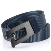TUSHI 125x3.4cm ceinture tactique à boucle automatique Nylon sangle ceinture à dégagement rapide pêche chasse