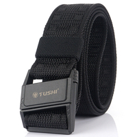 TUSHI boucle magnétique sans poinçon ceinture tactique Nylon sangle ceinture à dégagement rapide chasse de pêche