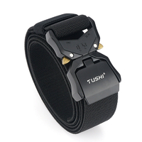 TUSHI NS6 125cm 3.8cm Libération rapide Cobra Boucle 100D Nylon Ceintures tactiques Ceintures Ceinture