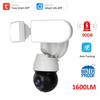 Tuya 1080P Caméra de sécurité Wifi sans fil AI Caméra de surveillance par projecteur avec suivi de mouvement panoramique