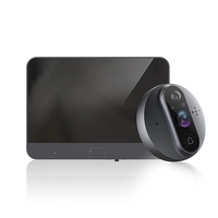 Tuya 4.3 pouces HD Sonnette vidéo WiFi intelligente PIR Détection 160 Caméra de visionneuse grand angle IR Sonnette de s