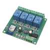 Tuya DC 5V/7-28V10A 4CH Module de relais à distance WiFi Contrôle dapplication mobile Module de relais cc de commut