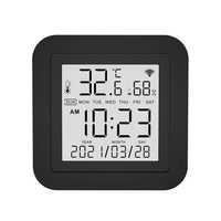Tuya IR Capteur numérique intelligent de température et dhumidité LCD Affichage Télécommande Contrôleur TV Hygromèt