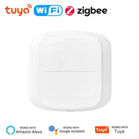 Tuya Smart WiFi/Zigbee Switch Push Button Switch 2Gang 6 Scene Wireless Smart Home Remote Controller Automation Scenario