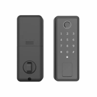 Tuya WIFI écran tactile serrure de porte intelligente empreinte digitale mot de passe clé carte magnétique déverrouillag
