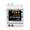Tuya WiFi Home Intelligent Digital Display Electricity Meter DIN-Rail Voltage and Current Meter with Power Failure Memor