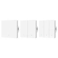 Tuya Zigbe Smart Light Switch Wall Button Switch No Neutral Wire No Capacitor Needed Smart Life APP Voice Remote Control