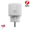 Tuya Zigbe Smart Plug 16A EU Smart Socket With Power Monitoring Voice Control Work with Tuya Smart Life