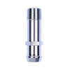 Tuyau 1/2 NPT de chauffage de pompe à eau de montage en acier au chrome Chevy à 3/4 Barb SBC