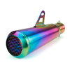 Tuyau déchappement de moto déchappement de moto de 38-51mm dacier inoxydable Colorful de maille universel