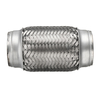 Tuyau déchappement en acier inoxydable tissé de modification de voiture de double couche de 63.5mm x de 152mm