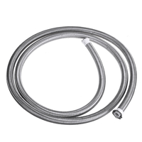 Tuyau de carburant AN3 AN4 AN6 AN8 AN10 5FT Tuyau de carburant PTFE Acier inoxydable tressé