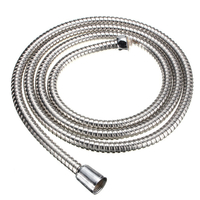 Tuyau de chrome en acier inoxydable flexible long standard de 2M de pommeau de douche