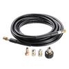 Tuyau de laveuse haute pression 5/10/15/20/25/30 m avec 4 connecteurs