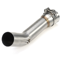 Tuyau de liaison de tuyau intermédiaire déchappement de moto pour Yamaha FZ1 / FZ1N / FZ1000 inoxydable